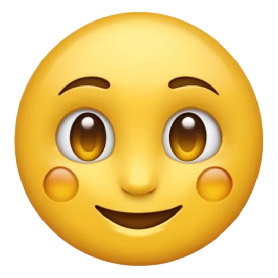 Emoji rond et jaune qui regarde à gauche de lui  sticker