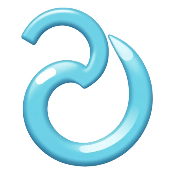 Verificación de tiktok en celeste con el check blanco sticker