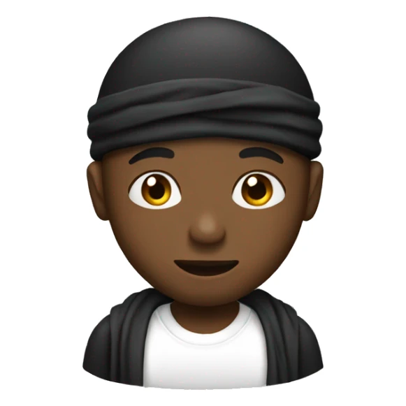 black man, holding belly, durag, holding , sticker