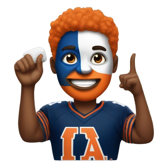 Auburn University super sports fan sticker