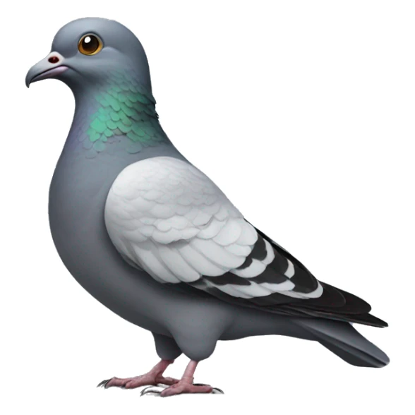 pigeon with no jawl sticker