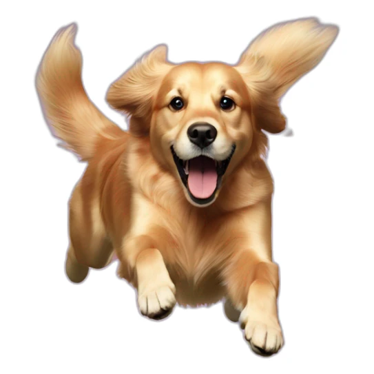 Agility dog golden retriever in the jumping sticker