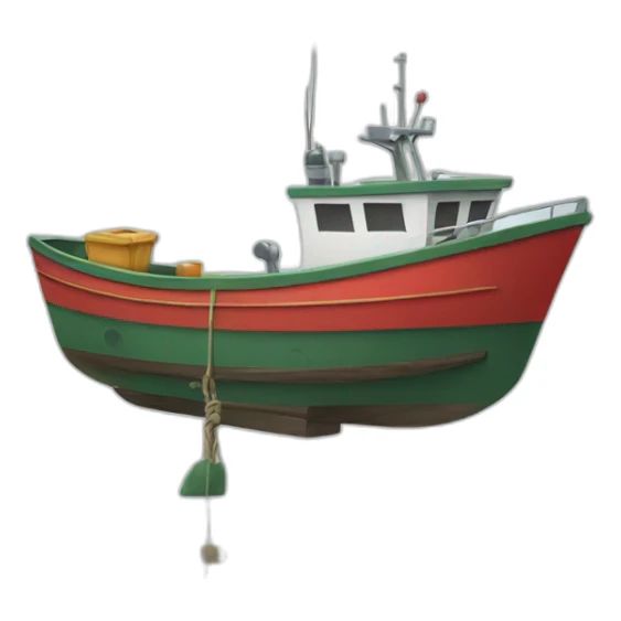 Fishing boat  sticker