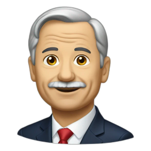 The president of Romania sticker