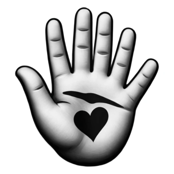 Visualize on-brand content — instantly. black white pallete preferred. hand painting on a canvas sticker