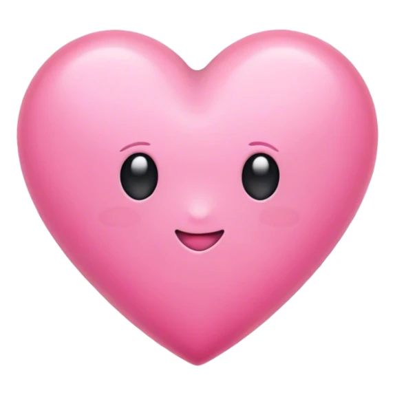 Pink heart sticker