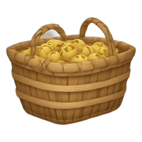 cute basket sticker