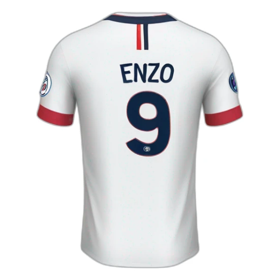 psg-jersey-print-name-enzo-number-9 sticker