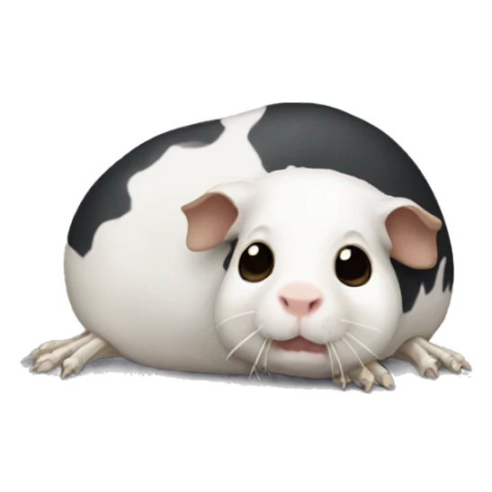 skeleton of a guinea pig sticker