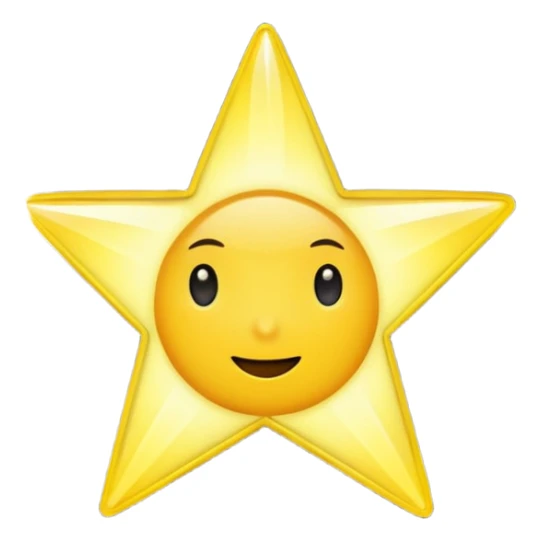 wooden picture frame of a glowing star sticker