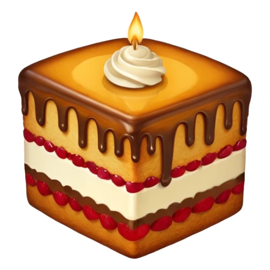 pedaco de torta dentro do forno sticker