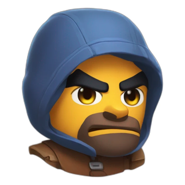 Corbac de Brawl stars qui fait caca sticker