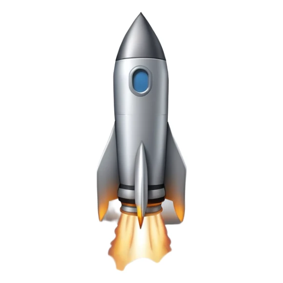 rocket coming out of the smoke sticker