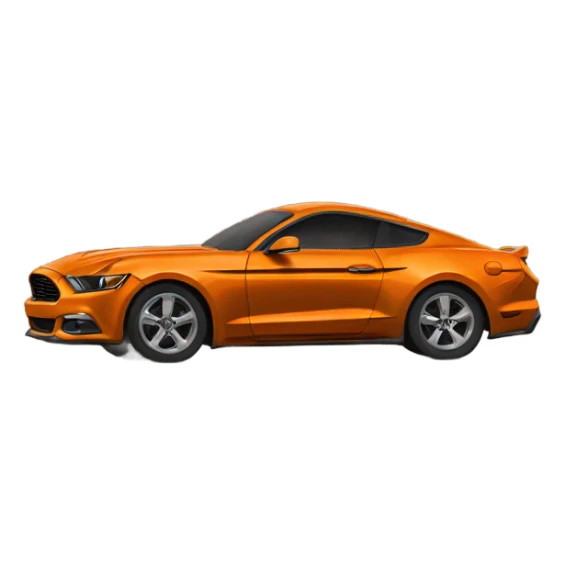 Ford-Mustang-mache-Orange 2021 sticker