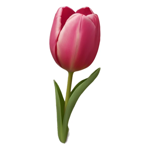 some tulip on two skin coloured hills sticker