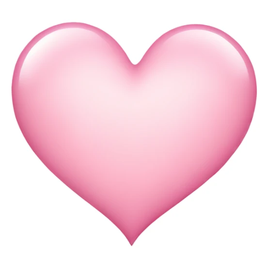 Light pink heart with twinkles around it sticker