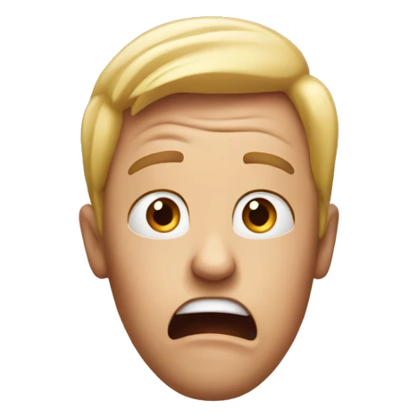 An emoji who is extremely shocked sticker