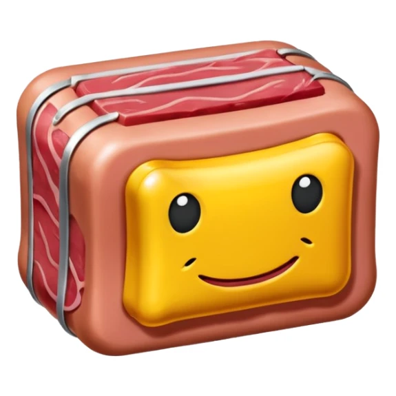  paris art city SPAM meat jeff koons style sculpture arty landscape  sticker