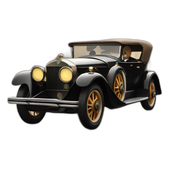 Atatürk drives a luxury car on San Francisco sticker