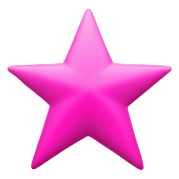 Pink star sticker