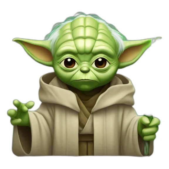 Yoda à la star Académie sticker