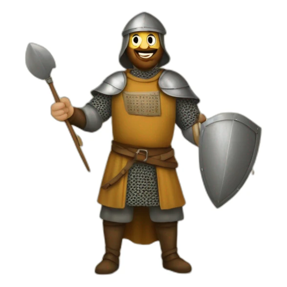 medieval Festival Organizer in action, organizing sticker