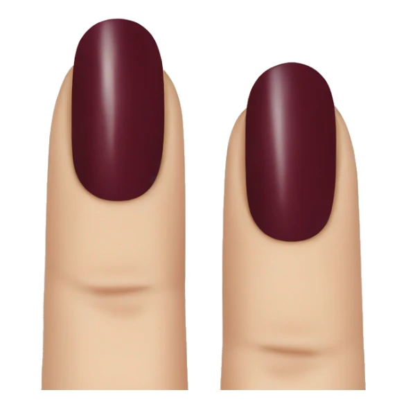Burgundy nails  sticker