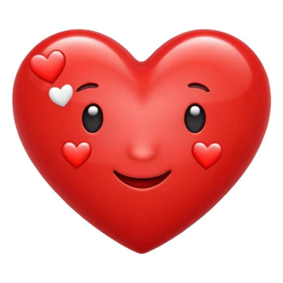 a heart emoji with love symbols sticker