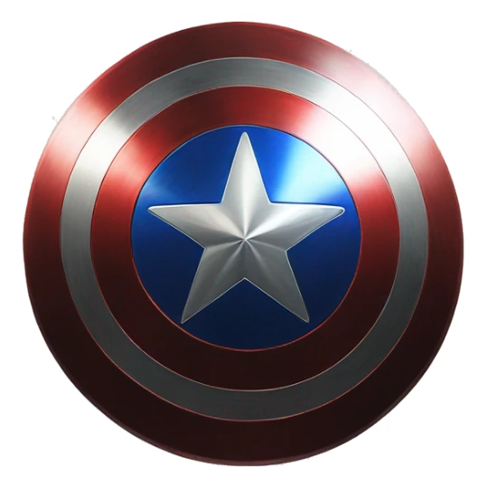 captain america shield with META logo replacing the star  sticker