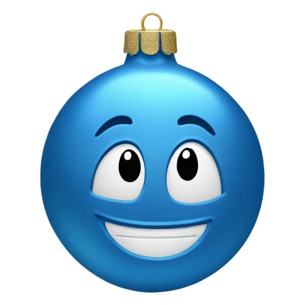 blue ornament with the name jake on it in cursive  sticker