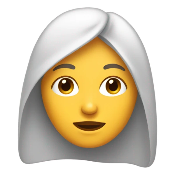 Haz un emoji de una mujer tapada  sticker