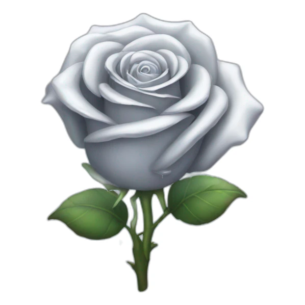 Silver rose holographic with majestic sparkles sticker