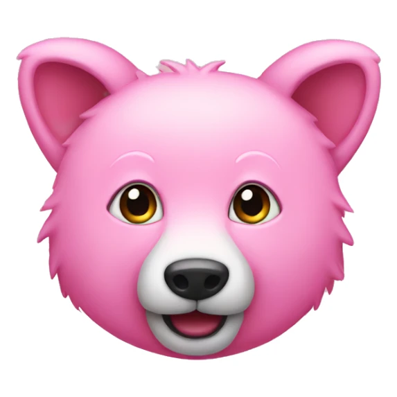 Pink animal  sticker