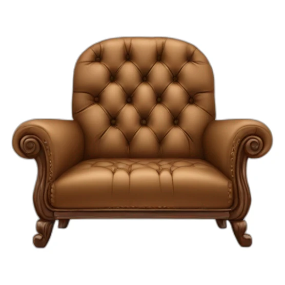 un canape Cuir Center avec Bonne Année assis dessus sticker