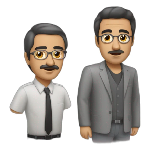 Berto romero y Andrés buenafuente sticker