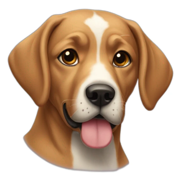 Chien qui fait le beau sticker