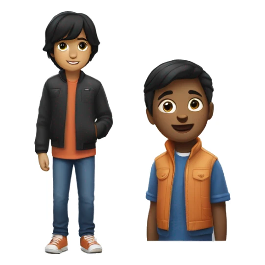 Une enceinte JBL next to a young boy with straight black hair sticker