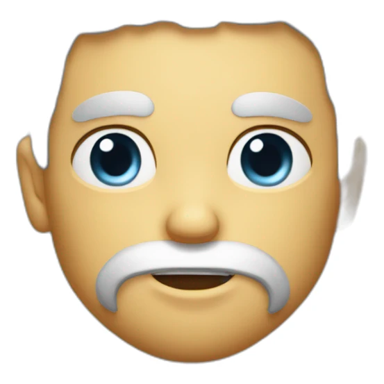 strong muscilar male face mewing sticker