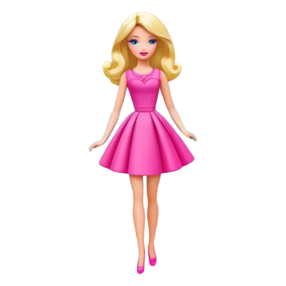 Matisse barbie slop style pink SPAM art landscape sticker