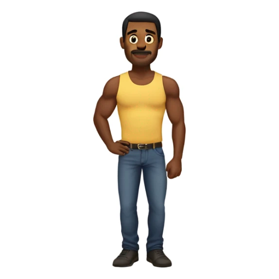 Homem musculoso sticker