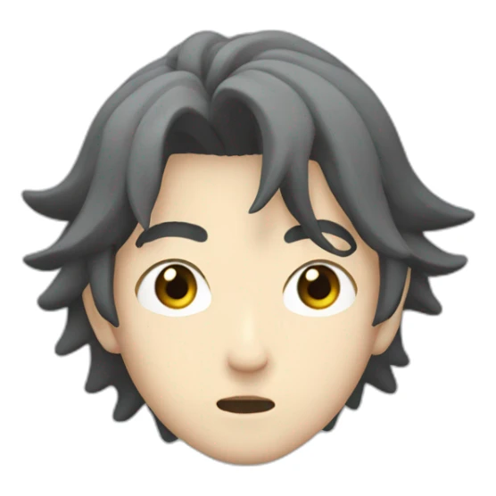 Teenage Satoru Gojo in shoked sticker