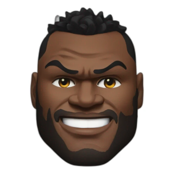 tyson fury mary francis ngannou sticker