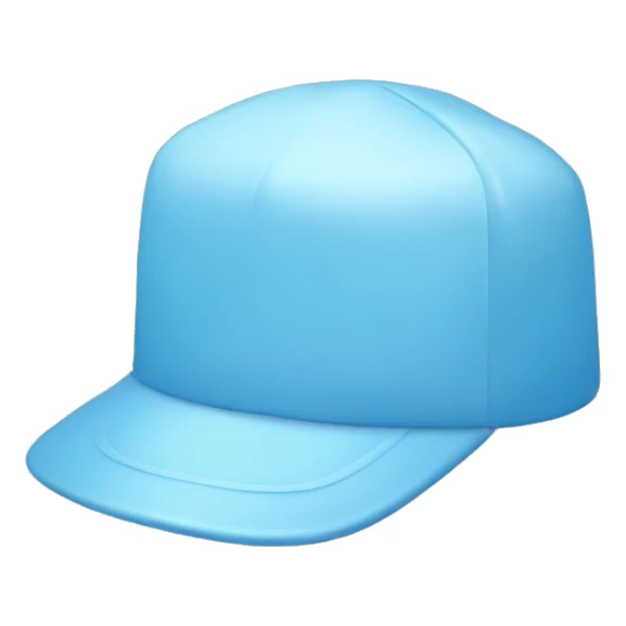 pastel blue hat sticker