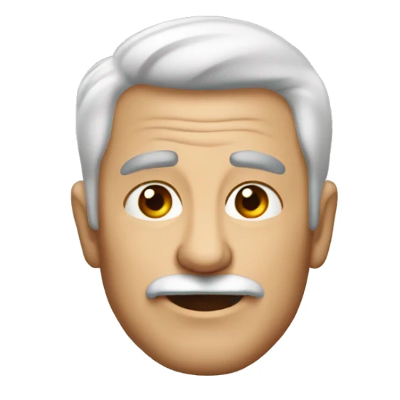 hombre de 70 años calvo y g sticker