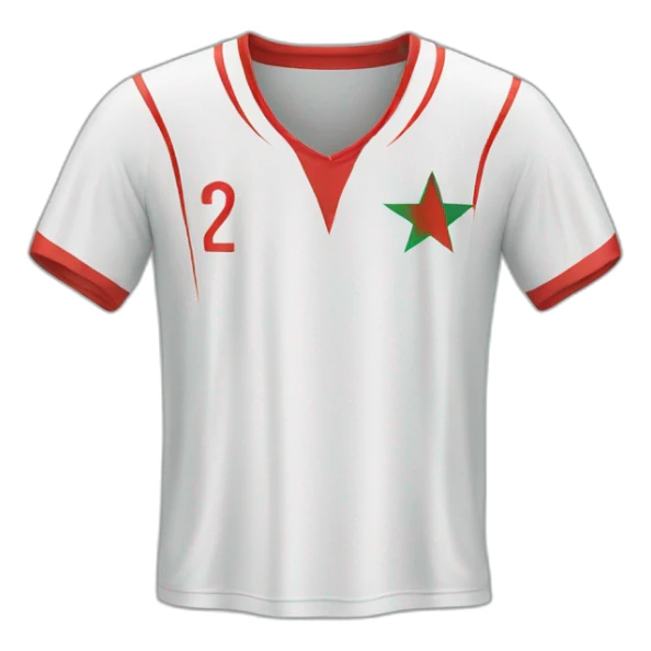 Moroccan football jersey  sticker