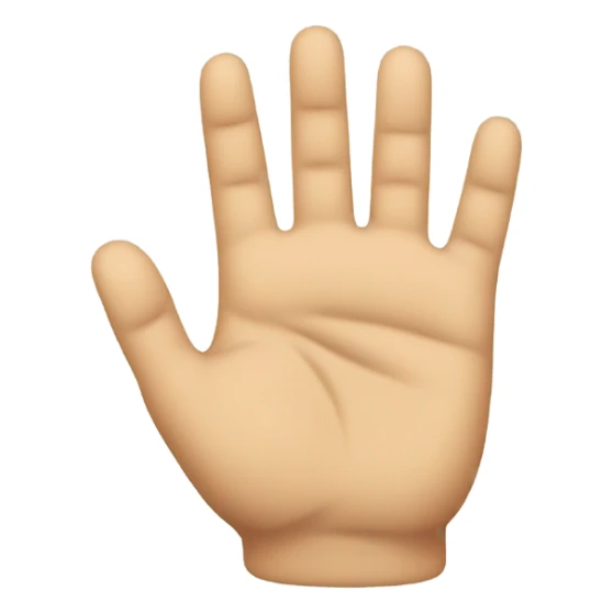 hand up to ear with side eye face sticker