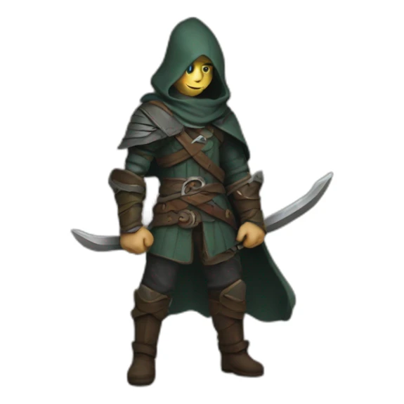 dnd rogue sticker