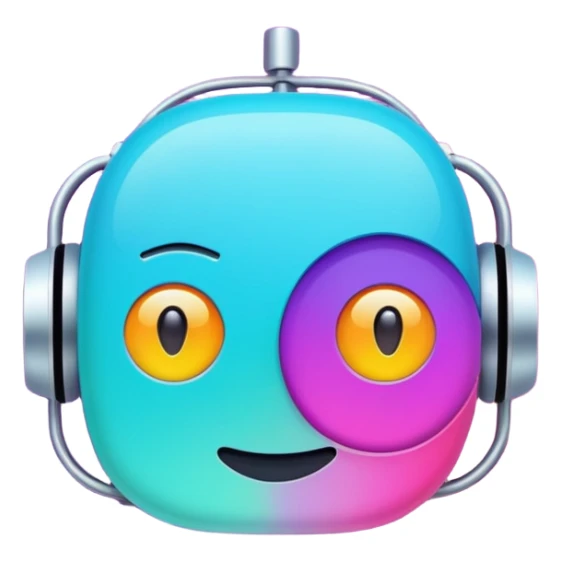 create an page icon and title icon for my chatbot must be unique and colorful sticker