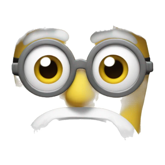minion-with-white-hair sticker