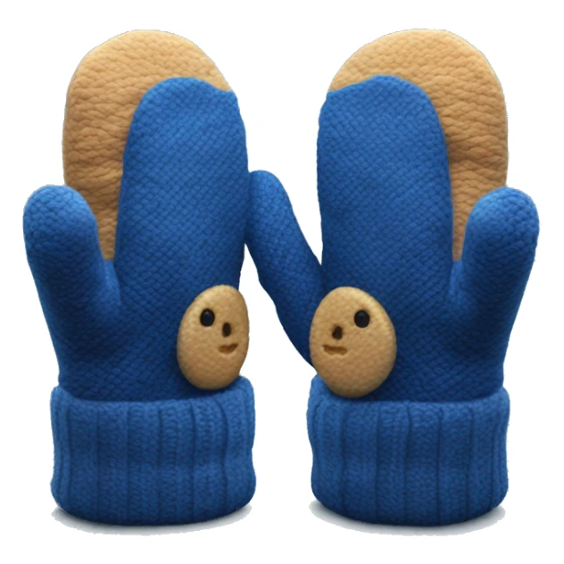 3D-Deep-blue-baby-mittens sticker